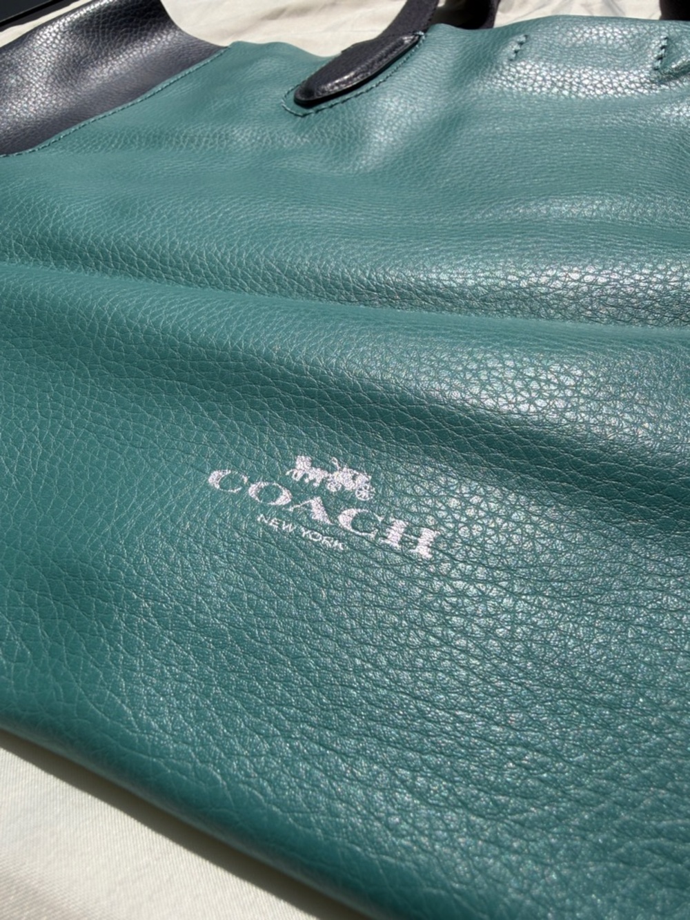 Coach Large Derby Tote - Color Block - Picture 3 of 13